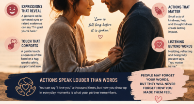 Understanding nonverbal emotional cues can help couples strengthen their relationships by recognizing that meaningful actions often communicate more than words. Decipher the relationship code for the 21st century.
